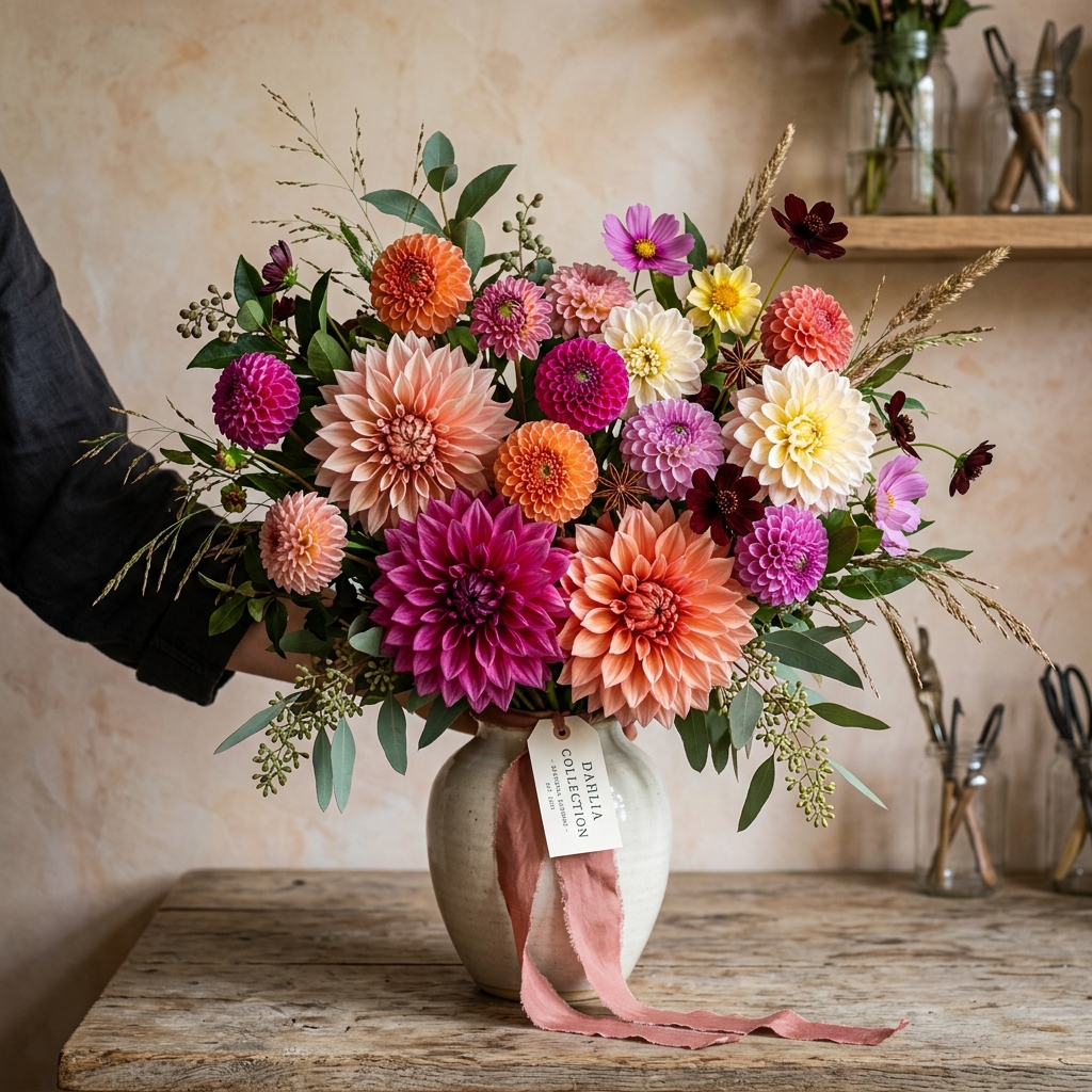 Seasonal Dahlia Bouquet